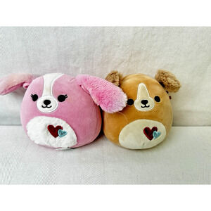 Squishmallows 5” Stevon & Beemie The Dogs Valentine’s Day 2023 Pair